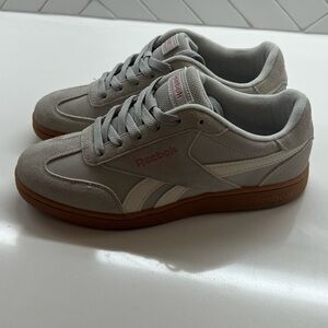 Reebok Gray and White Sneakers